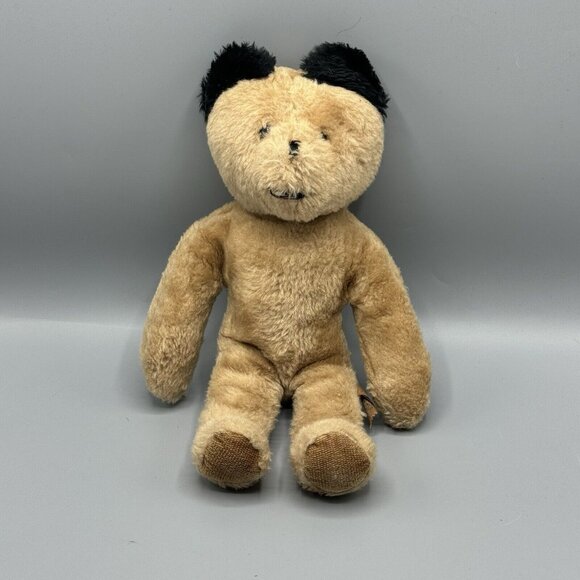 Eden Toys Other - Eden Toys Vintage 1975 Paddington Bear Plush Stuffed Animal Tan Brown Haiti 13"